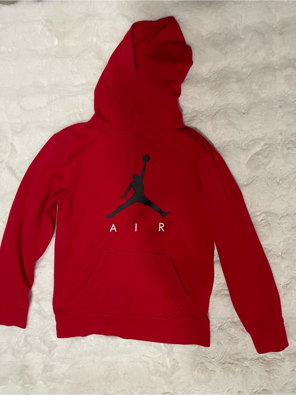 Air Jordan Youth Red Pullover Hoodie